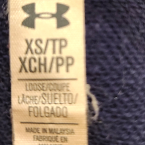 Under Armour Hooded Sweatshirt Size XS - Picture 5 of 5